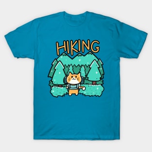 Cat Hiking T-Shirt